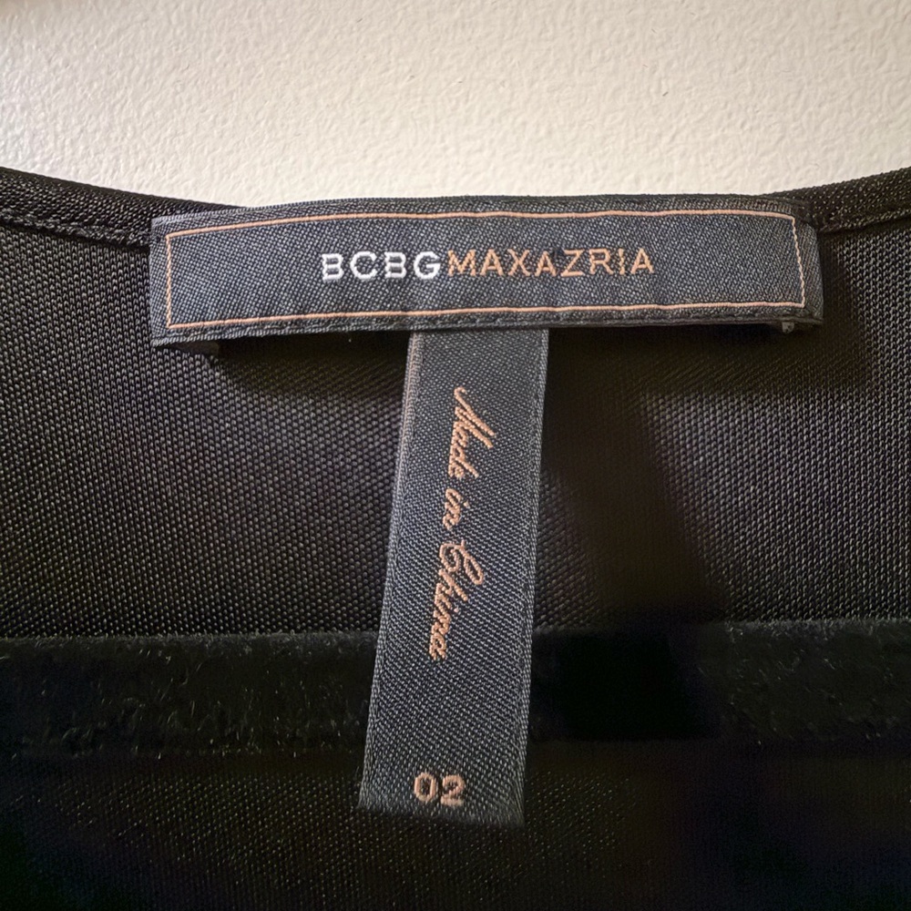 BCBGMaxAzria South Pacific Silk Tiered Scalloped Dress - Picture 5 of 9